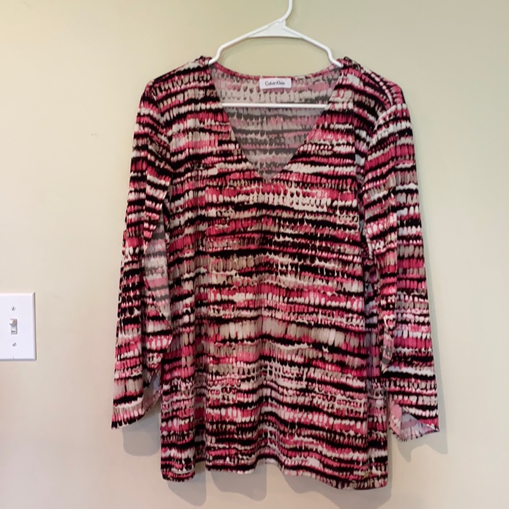 Calvin Klein V-Neck Blouse